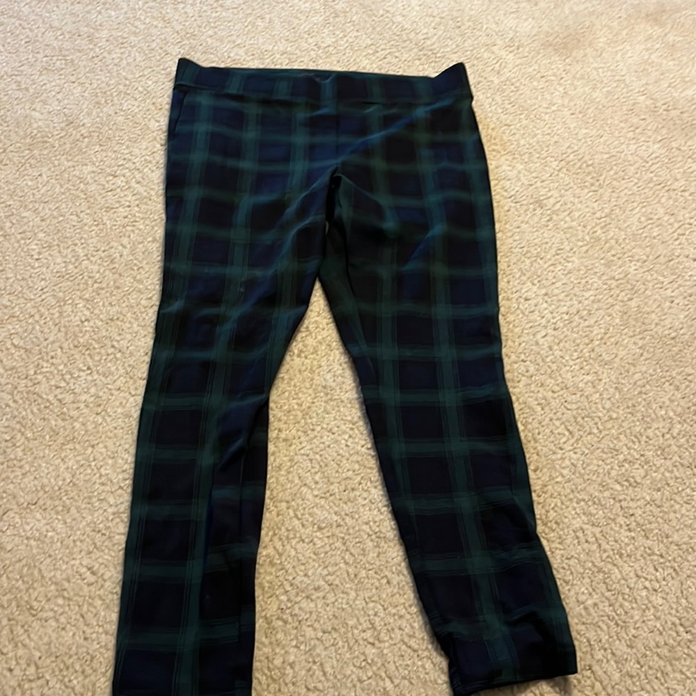 Plaid leggings